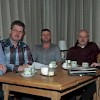 Veldwerkgroep Stokkum (vlnr): Gert-willem Römer, Raymond Cremer, Edwin Zweers, Henk Harmsen, Otto Smits