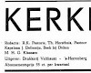 Hoofdtekst Kerkblad voor Bergh
