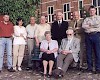 Van links naar rechts: Edwin Zweers, JacquelineWissink, Goery Huijink, Jan Lukkezen, Netje Berndzen, Gerard Booms, John Thoben, Gerard van Amsterdam, Hans Hegman