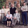 Van links naar rechts: Edwin Zweers, JacquelineWissink, Goery Huijink, Jan Lukkezen, Netje Berndzen, Gerard Booms, John Thoben, Gerard van Amsterdam, Hans Hegman