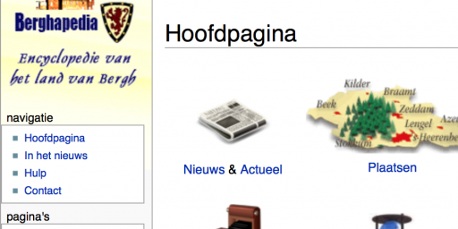 Berghapedia, de wiki van Bergh.