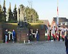 Dodenherdenking bij het monument van de Goede Herder in 2016.