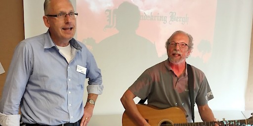 Fris van de Draod tijdens optreden Heemkundedag 2014 in 't Barghse Huus.