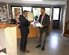 De uitreiking van de monumentenprijs aan Vincent Horsting