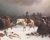 Napoleons terugtocht van Moskou [Schilderij van Adolf Northern]