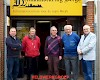 Van links naar rechts: Ton Dingen, Rob Fenneman, Herman Rougoor, Jan Tervoert en Gerhard Pas