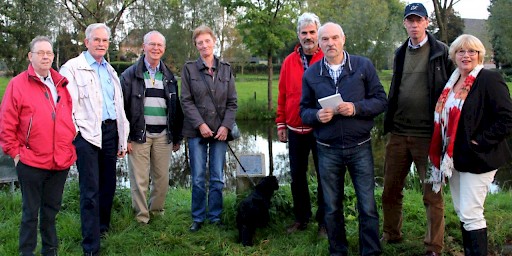 Leden van de Dialekwarkgroep 2014, v.l.n.r.: Ed te Pas, Jan Jansen, Alouis Geerling, Maria van Rossum-Heuvel, Gerard Fenneman, Henk Harmsen, Antoon Berentsen, Gemmy Kraaijeveld