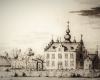 Woldenborg, Netterden, getekend door drost Derk Thielemans, 1720.