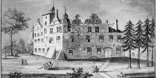 Kasteel Annendaal in de 18de eeuw (Maria Hoop in de Limburgse gemeente Echt-Susteren)