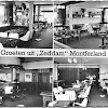 Ansichtkaart met interieur van Hotel Zeddam circa 1965. Eigenaar waren toen Leo en Diny Kleinpenning.