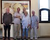 v.l.n.r. Harry Derksen - Antoon Berentsen – Toon Hebing – Gemmy Kraaijeveld – Alouis Geerling